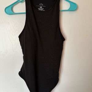 KLASSY NETWORK - Black High Neck Bodysuit / XS